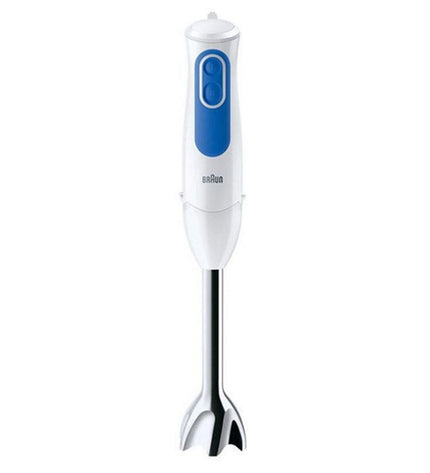 Braun MQ3005WH hand blender with 0.6L inox container, 700W, white, compact kitchen small electric appliance