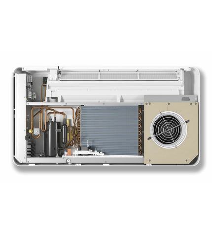 Portable Olimpia Splendid 02526 Wit air conditioner for home cooling, shown in a living room setting with vents and control panel.