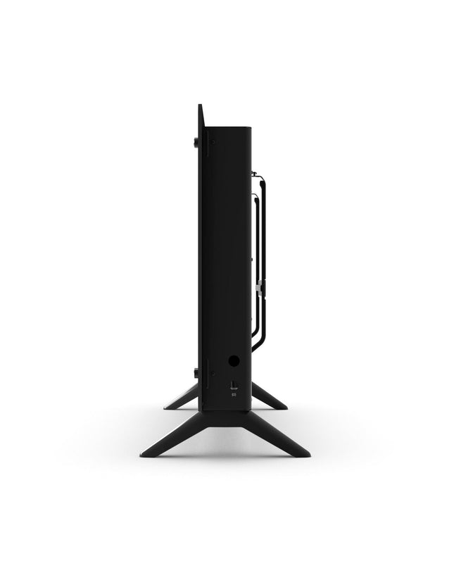 Olimpia Splendid 99238 black 2000W portable digital heater and air conditioner for home use, compact and modern design.