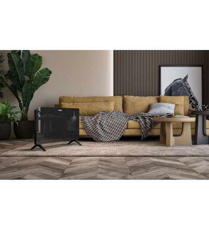 Olimpia Splendid 99238 black 2000W digital heater, portable air conditioning unit for home heating and cooling.
