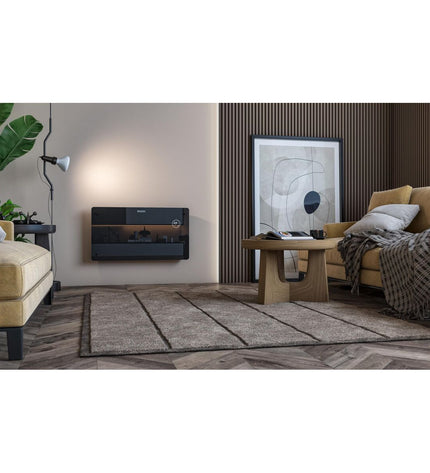 Olimpia Splendid 99238 black portable digital heater with 2000W power for home heating and cooling.