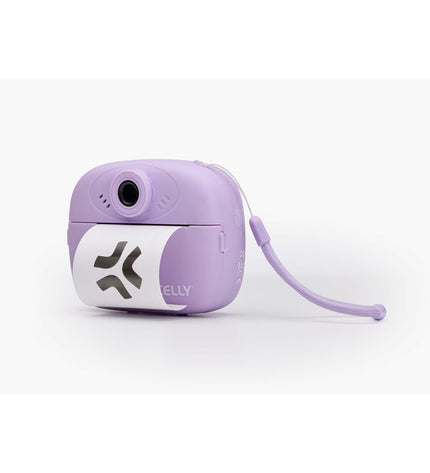 Celly KIDSCAMPRINTVL toy camera for kids, colorful electronic toy with print functions, designed for children’s play and photography.