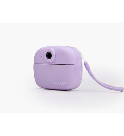 Celly KidsCamPrintVL toy digital camera for children with colorful design and playful buttons, ideal for kids' electronic play.