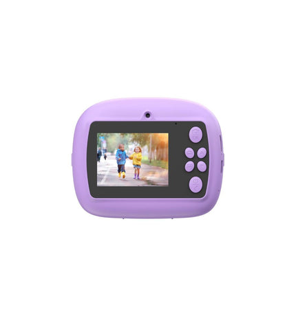 Celly KIDSCAMPRINTVL toy camera for kids, colorful electronic toy camera with printing features, suitable for children.