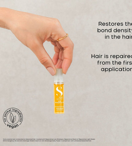 Alfaparf Milano Semi di Lino haarbehandeling in 13 ml, verzorgend product voor gezond haar, gezondheids- en personal care supplement