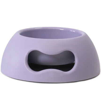 United Pets Pappy dog food bowl in lilac, 350 ml, made of durable polypropylene, suitable for feeding dogs.