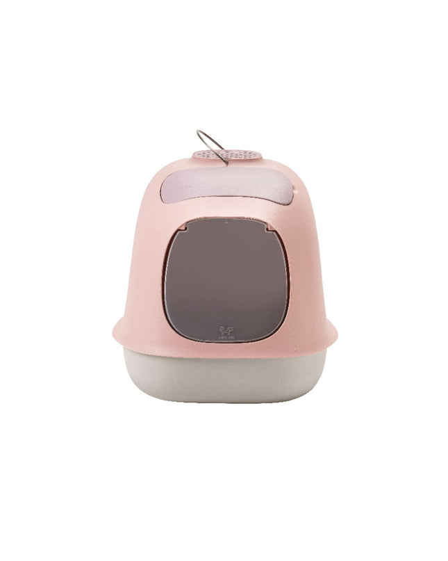 United Pets roze kattenbed measuring 40x50 cm, soft and cozy pet bed for cats with a pink fabric cover.