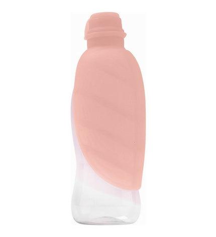 United Pets Leaf Up Roze water automaat for small pets, with a pink and white design, suitable for small animals.
