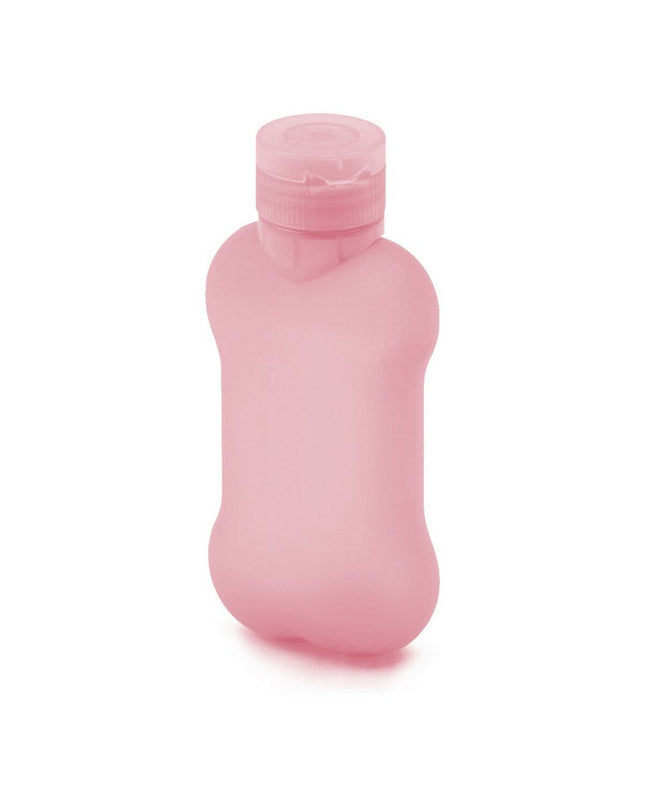 United Pets Fles United Pets Bon Ton Pi Roze siliconen hondenvoeding fles, 100 ml, roze en duurzaam design