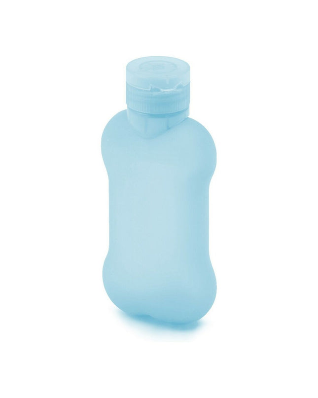United Pets Bon Ton Pi Blauw siliconen hondenvoederbak van 100 ml, geschikt voor kleine honden, stevig en gemakkelijk schoon te maken.