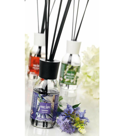 Lavender parfum sticks from Magic Lights, 125 ml, elegant home decor with relaxing lavender scent for home ambiance.