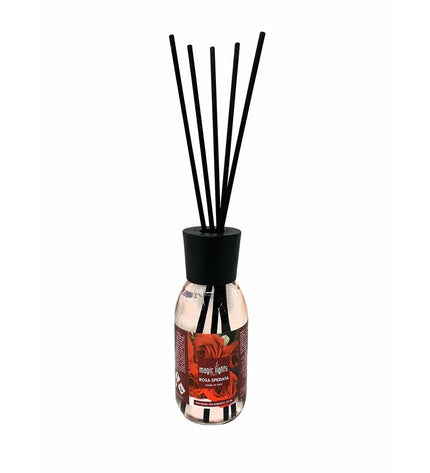 Pink Magic Lights Mikado air freshener in a 125 ml bottle, used for household decor and freshening living spaces.