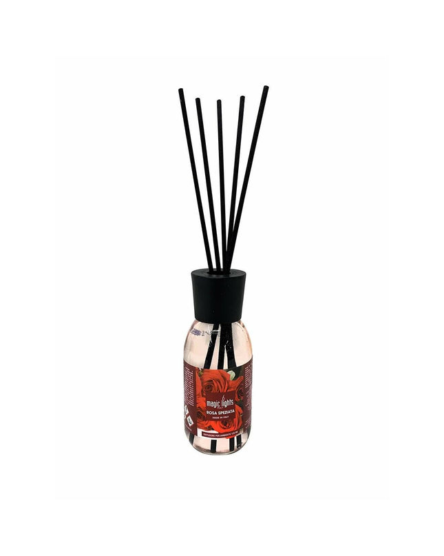Pink Magic Lights Mikado air freshener in a 125 ml bottle, used for household decor and freshening living spaces.
