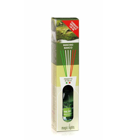 Magic Lights Luchtverfrisser Mikado 125 ml in een decoratieve fles, geschikt voor huis en koken, met kleurrijke design en verfrissende geur