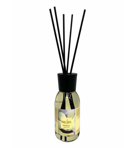 Magic Lights Mikado Vanille air freshener in a 125ml bottle, designed for home decoration and kitchen freshness.