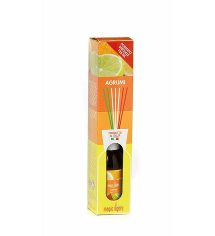 Magic Lights Mikado citron fragrance air freshener in 125 ml bottle for home decor and kitchen freshness.