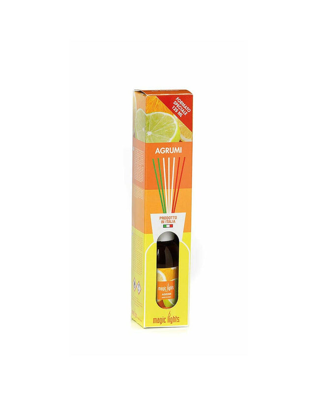 Magic Lights Mikado citron fragrance air freshener in 125 ml bottle for home decor and kitchen freshness.