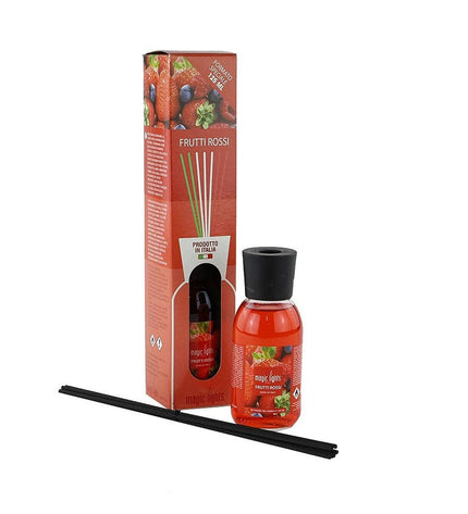 Magic Lights Mikado luchtverfrisser in rode vruchten, 125 ml, huisdecoratie en geurolie voor frisse kamers
