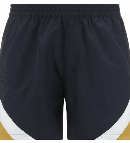 Kappa men's dark blue swim trunks for sports and outdoor watersports, featuring a sporty design and Kappa branding.