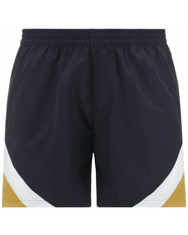 Kappa men's dark blue swim trunks for sports and outdoor watersports, featuring a sporty design and Kappa branding.