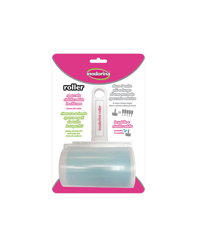 Siliconen hondenhuisdierhaar roller for removing pet hair, designed for easy grooming and cleaning.