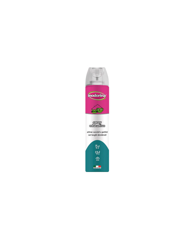 Inodorina plastic cat litter brush with ergonomic handle, designed for cleaning cat litter boxes and maintaining hygiene.