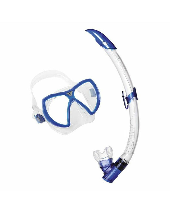 Aqua Sphere VisionFlex multicolour adult snorkel mask with clear lenses, designed for watersport and outdoor swimming activities.