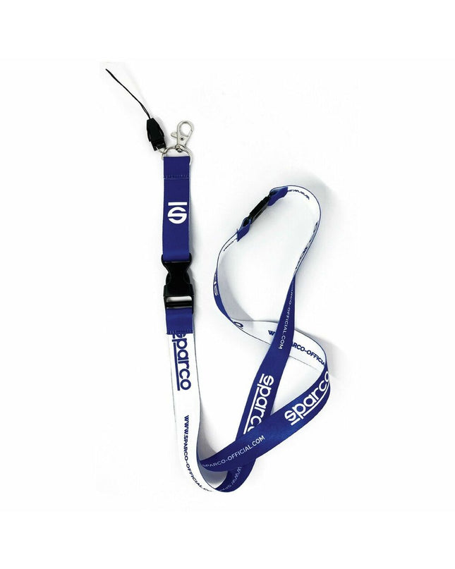 Blue Sparco S099114AZ foldable umbrella for bags, compact and lightweight, with a sleek design and sturdy canopy.