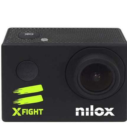 Nilox sport and outdoor electronic device with model number NXACXFIGHTSE, shown in the image.