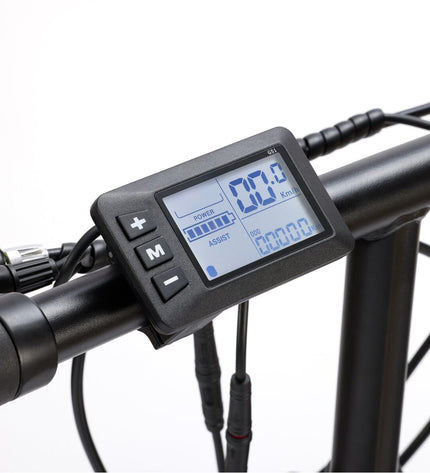 Nilox NXEBX10BK electric bike in black with 20-inch wheels, 250W motor, and 13000mAh battery, designed for sport and outdoor riding.