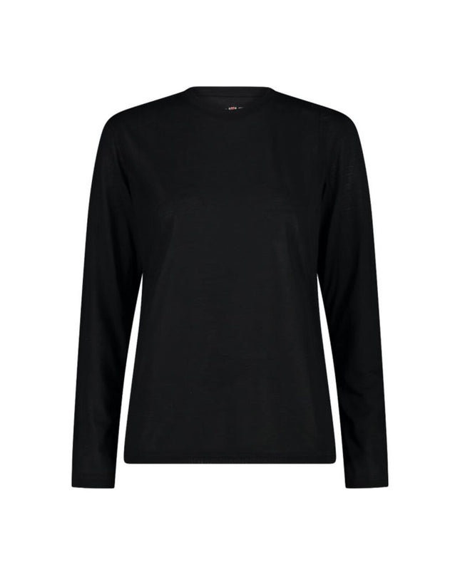Black Campagnolo sport shirt for outdoor activities, ideal for camping and hiking, shown in the image.