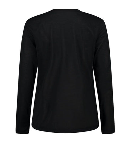 Black Campagnolo outdoor shirt for camping and hiking, featuring comfortable, durable fabric suitable for outdoor activities.