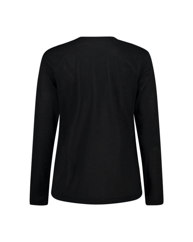 Black Campagnolo outdoor shirt for camping and hiking, featuring comfortable, durable fabric suitable for outdoor activities.