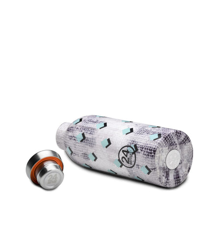 Colorful 24 Bottles Thermos Clima Blocks stainless steel 500ml for outdoor activities, camping, and hiking.