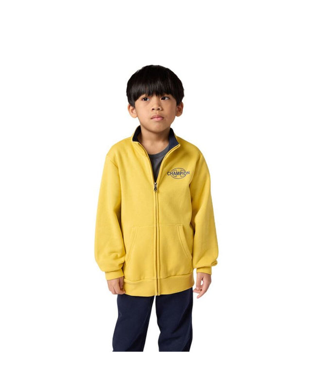Kids' Champion jogging suit in sporty outdoor style, featuring a comfortable jacket and pants for active outdoor wear.