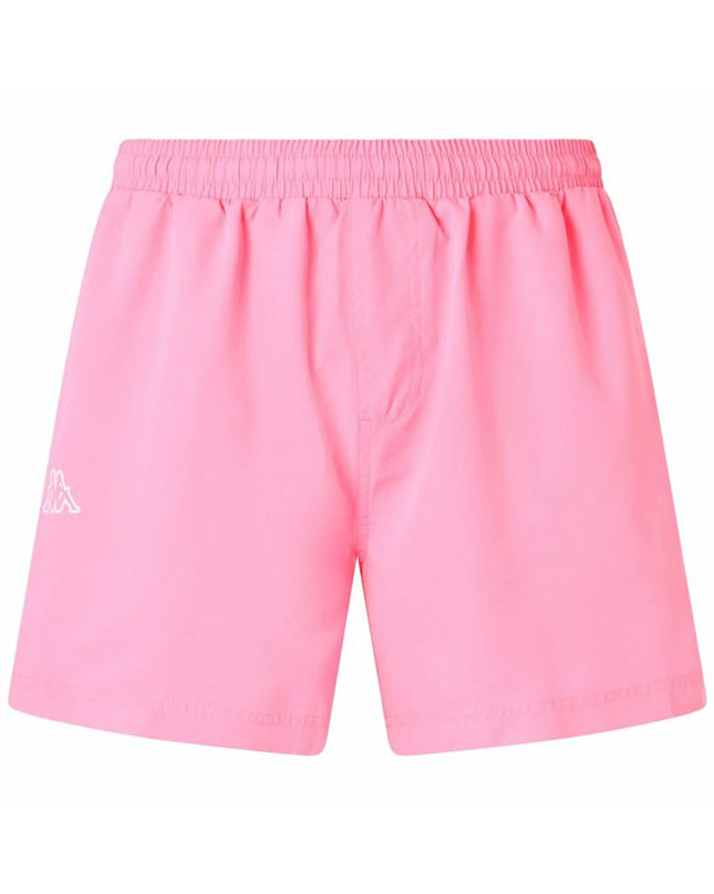Pink men's swim trunks by Kappa Fultomi for sports and watersports, featuring a sporty design and comfortable fit.
