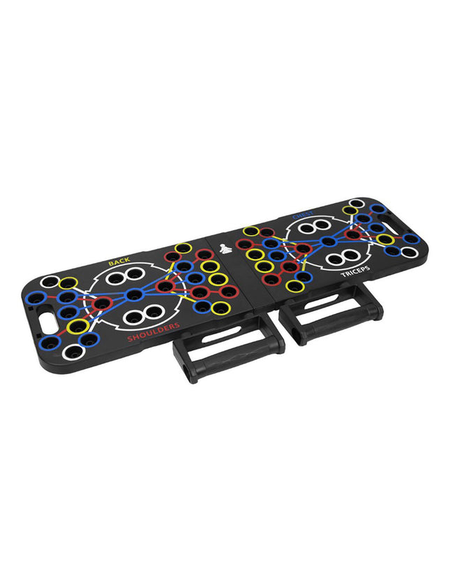 Fitpaddy push-up table for fitness and outdoor exercise, showing a compact workout equipment with handles and sturdy frame.