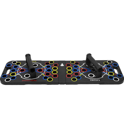 Fitpaddy push-up board for fitness and outdoor workouts, featuring adjustable angles and multiple grip positions for effective exercise.