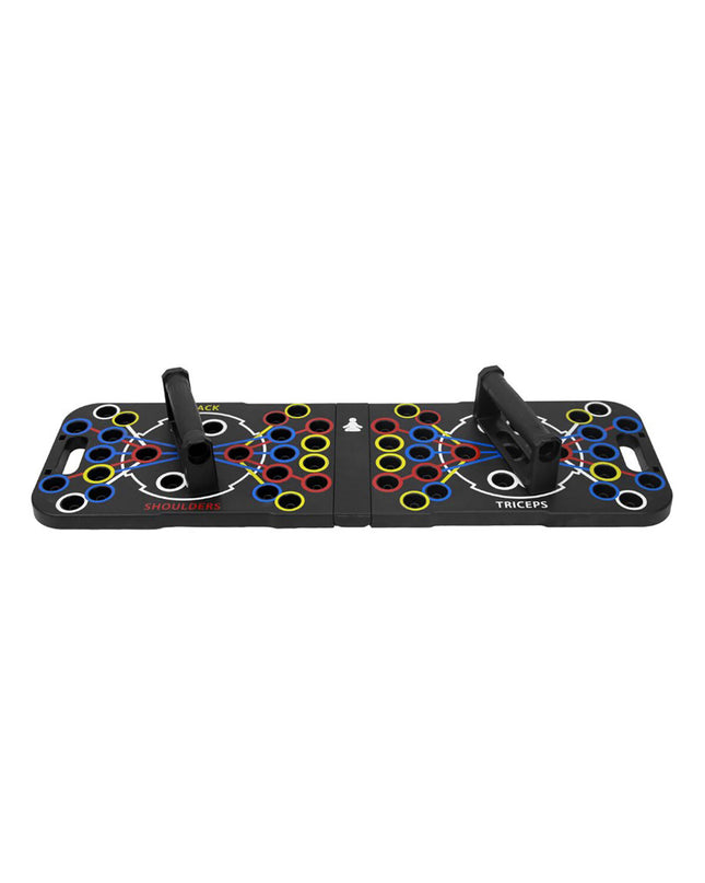 Fitpaddy push-up board for fitness and outdoor workouts, featuring adjustable angles and multiple grip positions for effective exercise.