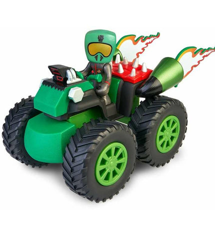 Famosa Quad Famosa Swap Riders action figures with colorful clothing and accessories, set against a neutral background.
