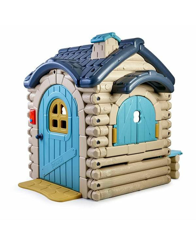 Feber speelgoedhuis voor kinderen, casual cottage, 162x157x165 cm, outdoor playhouse with windows and door, suitable for outdoor fun.