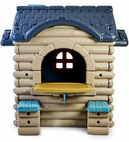 Feber children's playhouse in casual cottage style, measuring 162x157x165 cm, suitable for outdoor fun and imaginative play.