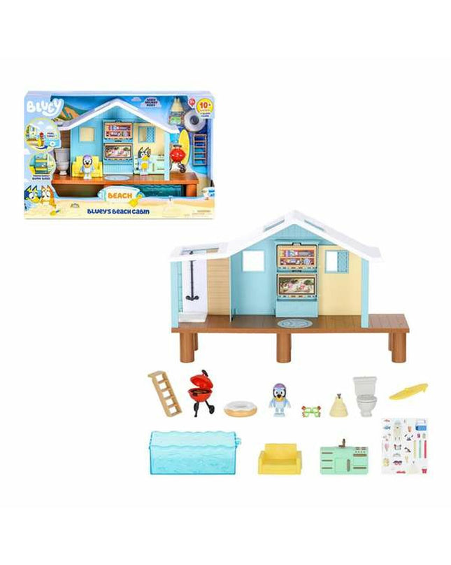 Bluey set of toy dolls featuring Bluey and friends, perfect for play and imaginative adventures, from the Bluey brand.