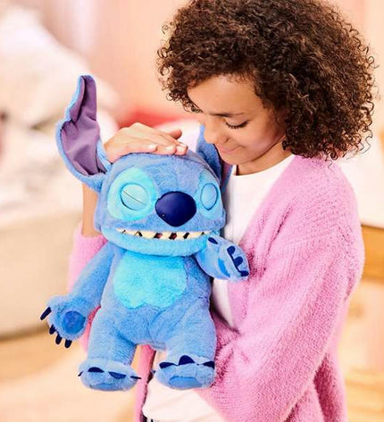 Soft Stitch plush toy with sound, 30 cm, adorable stuffed animal from the Stitch brand, perfect for cuddling and play.