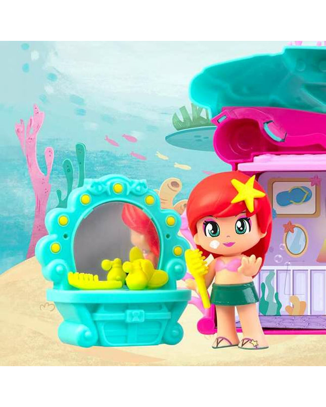Colorful Pinypon playset with small figures and accessories, featuring vibrant toys and playful characters for imaginative fun.