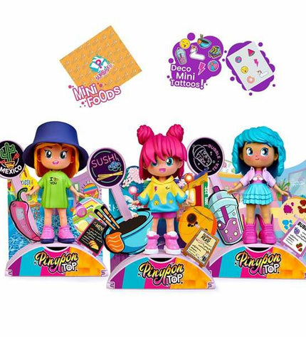 Colorful Pinypon Playset toy with mini figures and accessories, designed for imaginative play and creative storytelling.