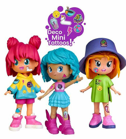 Pinypon Playset featuring colorful miniature dolls and accessories for imaginative play with Pinypon toys.