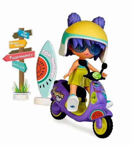 Colorful Pinypon Playset featuring miniature dolls and accessories for creative play and imaginative storytelling.