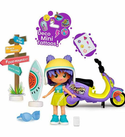 Pinypon playset featuring colorful miniature dolls and accessories for imaginative play, part of Pinypon speelgoed en games collection.