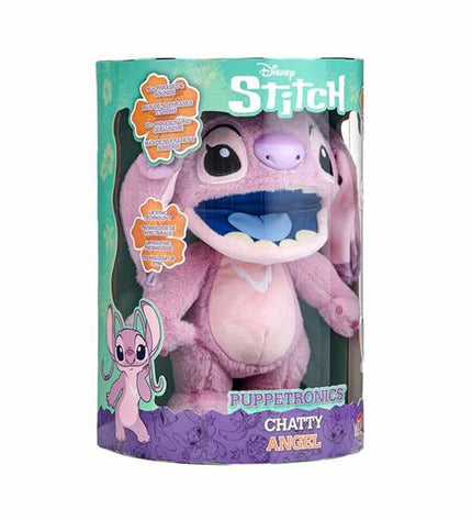 Soft Stitch Knuffel Stitch Angel plush toy from Stitch, featuring a cute stitched angel design with wings and a gentle expression.